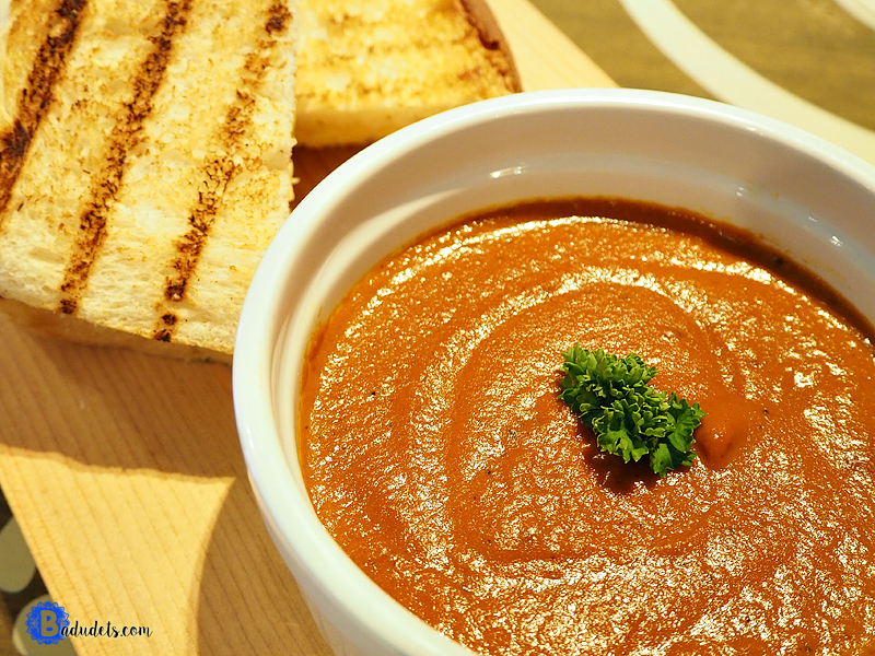 Tomato Soup with Grilled Cheese Sandwich