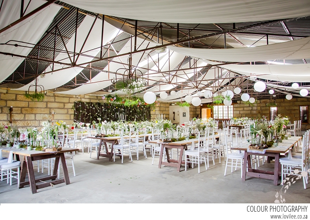 Bright and colourful Free State Wedding with Chinese Lanterns