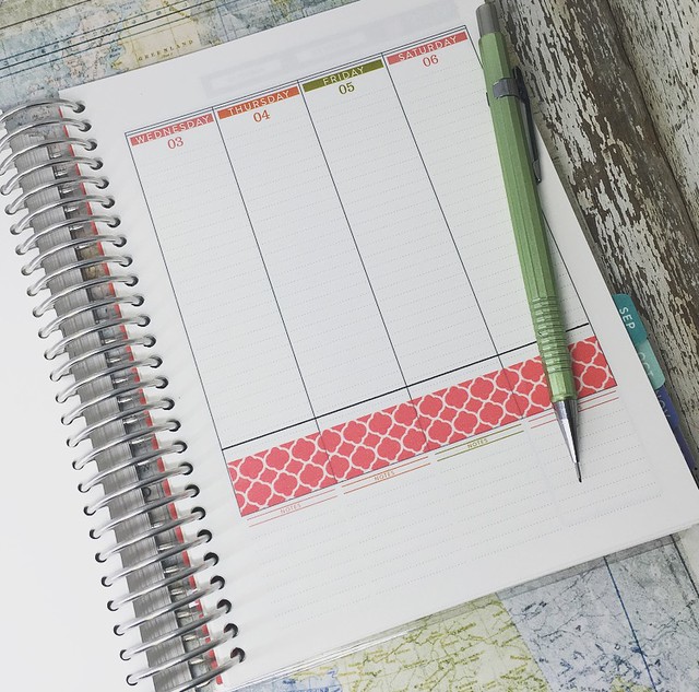 Planner travel pages