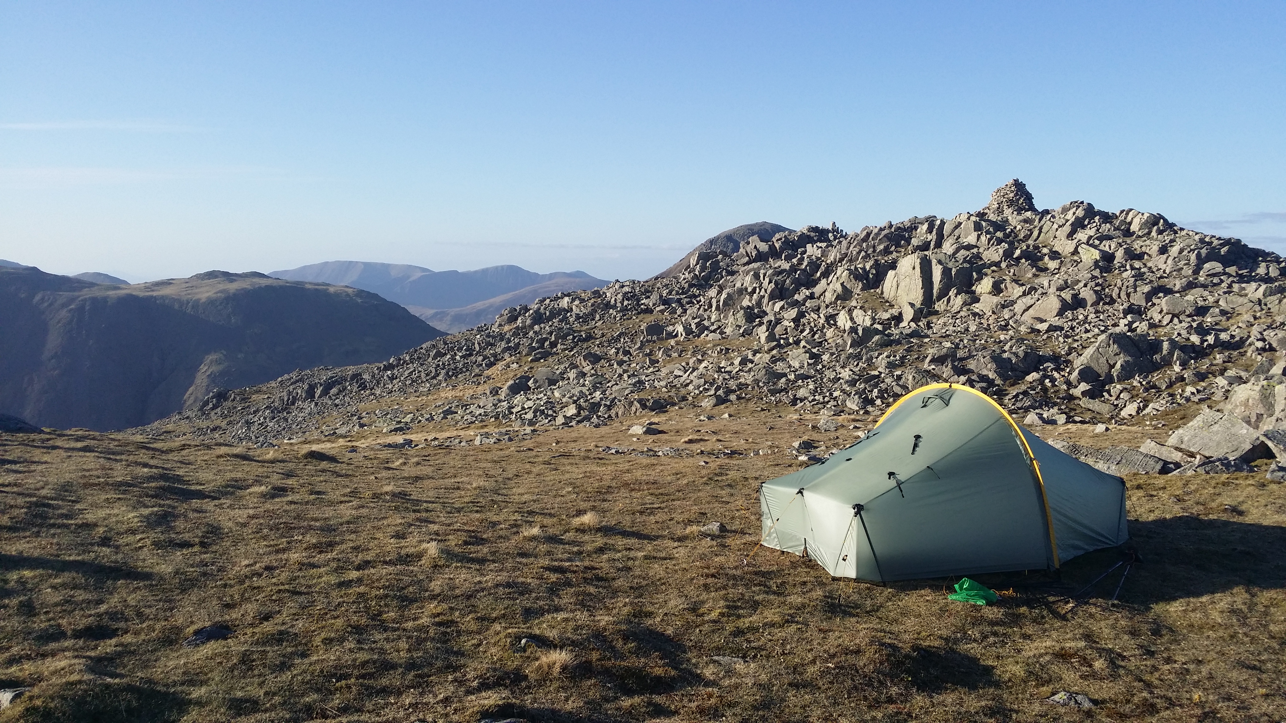 Camp on Lingmell