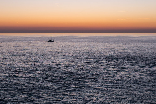 orange mer canon landscape eos 50mm granville lumière ciel normandie bateau paysage manche 6d minimaliste olivierdesmet