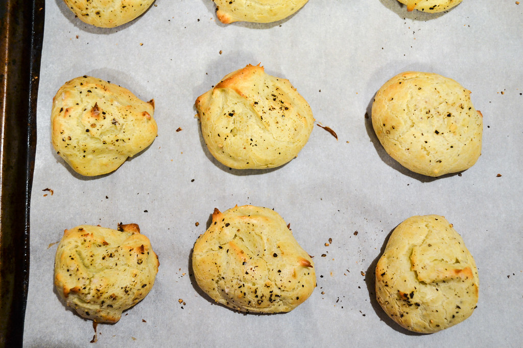 blue cheese gougères | things i made today