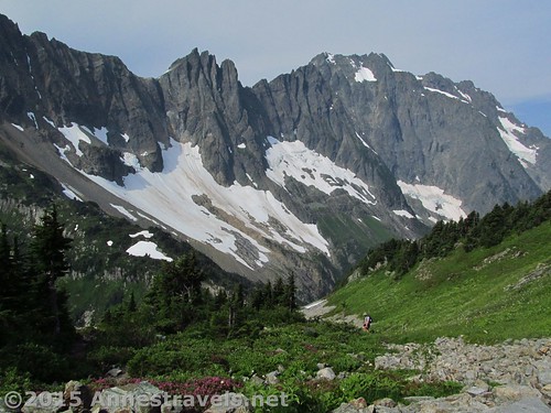 Peaks above Cascade Pass, North Cascades National Park, Washington