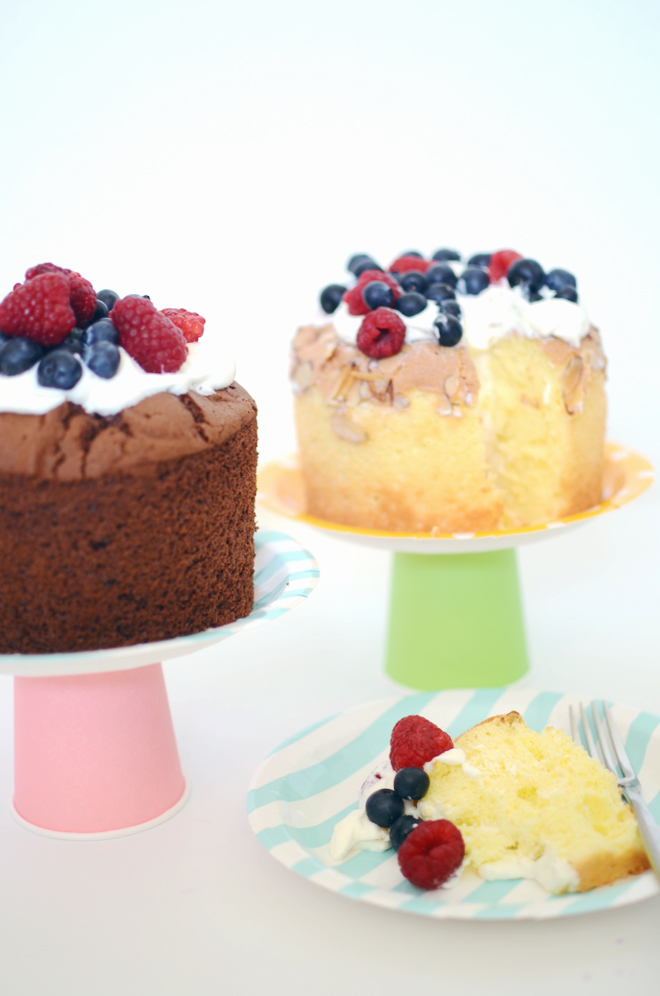 paper plate cake stands