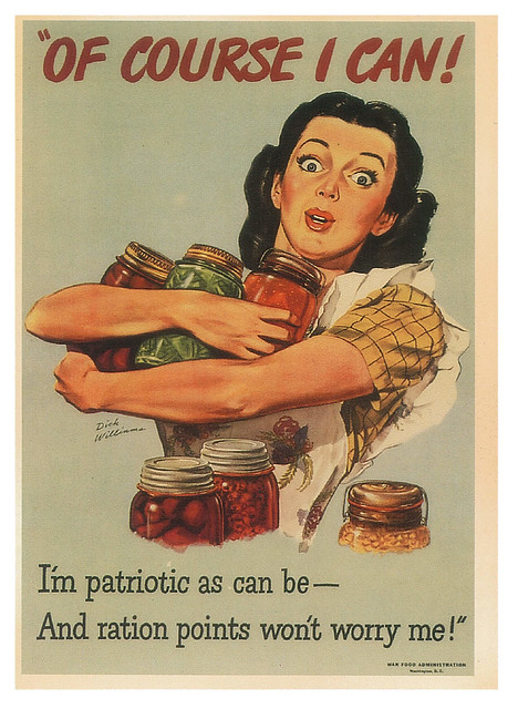 retro - Amrican WWII poster - Of course I can