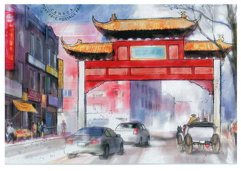 Canada - chinatown gate - Montreal