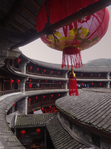 world china travel roof red house heritage tourism architecture rural ancient asia village sony traditional country chinese unesco round lantern 中国 tradition fujian typical hakka picturesque ming iconic province chine bulding mondial patrimoine qing dwelling tulou 福建土楼 sonydscwx300