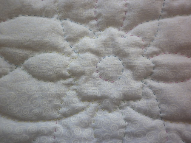 Teeny tiny baby quilt - hand quilting