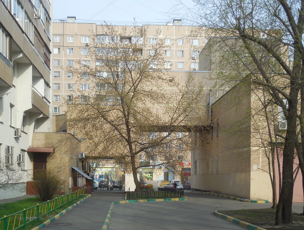 Moscow Lazo street buildings, 1986-1988