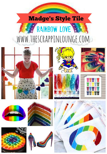 Madge's Style Tile Rainbow Love