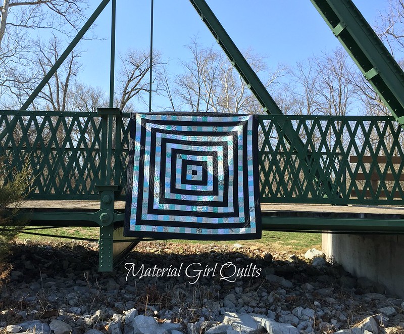 Ripple quilt on bridge