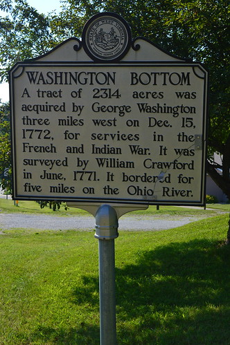 county wood washington bottom wv westvirginia marker historical