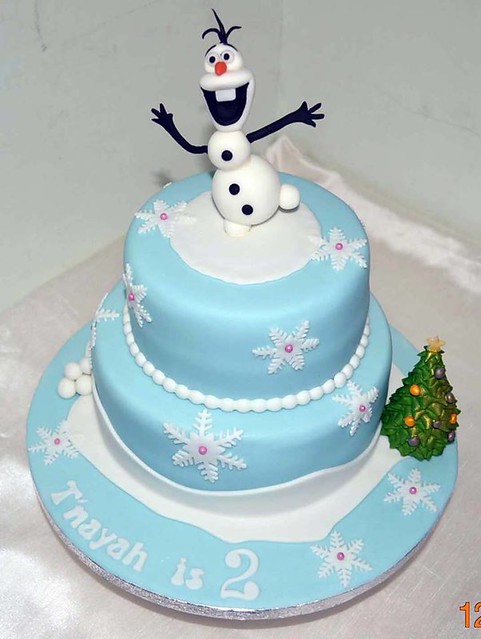 Frozen Inspired Themed Cake of Shelle's Bakes Ltd.
