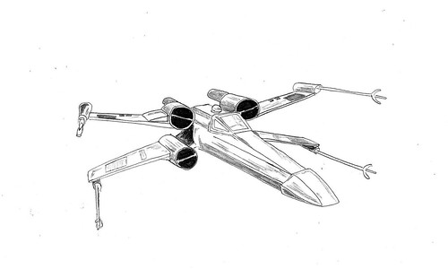 x wing starfighter coloring pages - photo #40