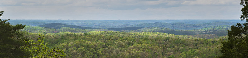 Escarpment overlook in the mountains of South Carolina