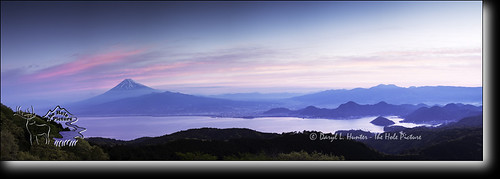 panorama japan sunrise fuji mt fujisan pinksky izu mtfuji numazu izupeninsula