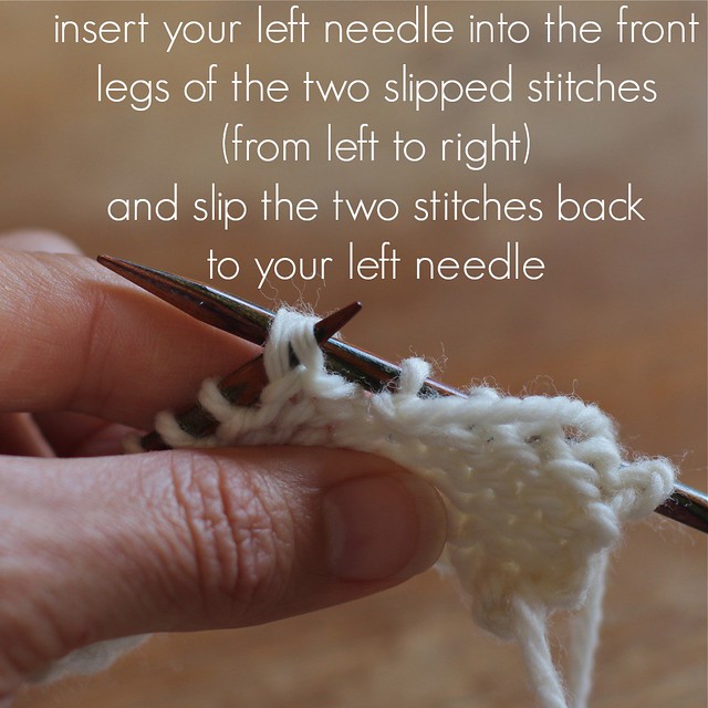 How to knit an SSP 3