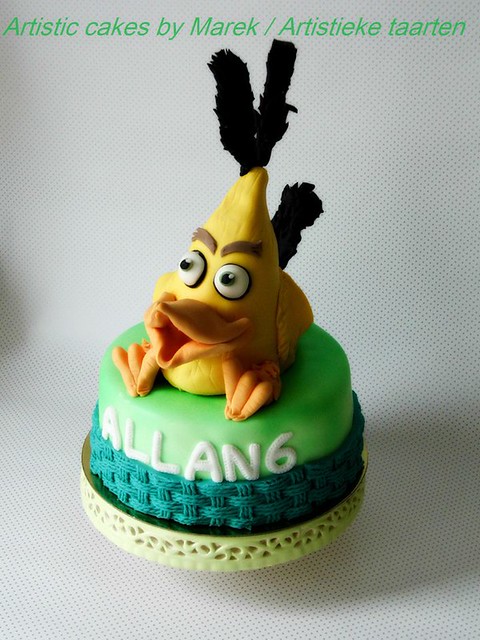 Angry Birds Themed Cake by Marek Krystian