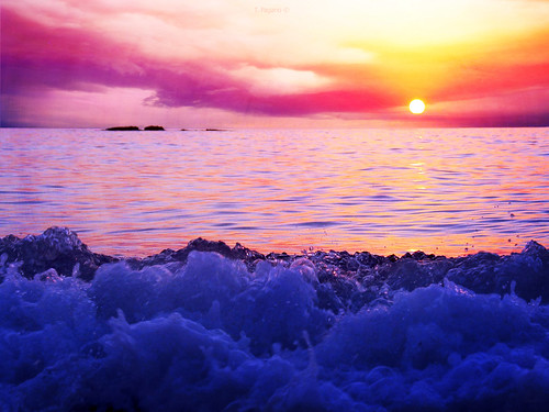 sunset sea summer italy beach poetry italia tramonto mare estate sicily poesia spiaggia sicilia capodorlando canonpowershotg5