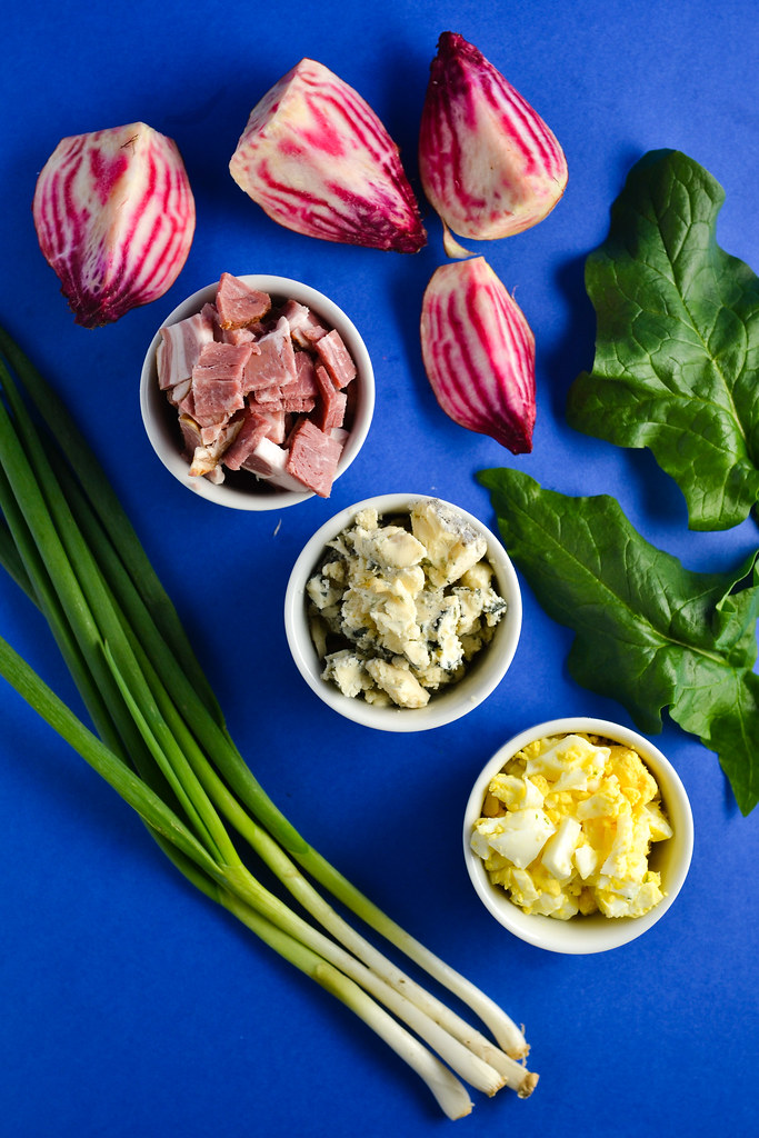 Spinach, Beet, Bacon and Blue Cheese Salad | Things I Made Today