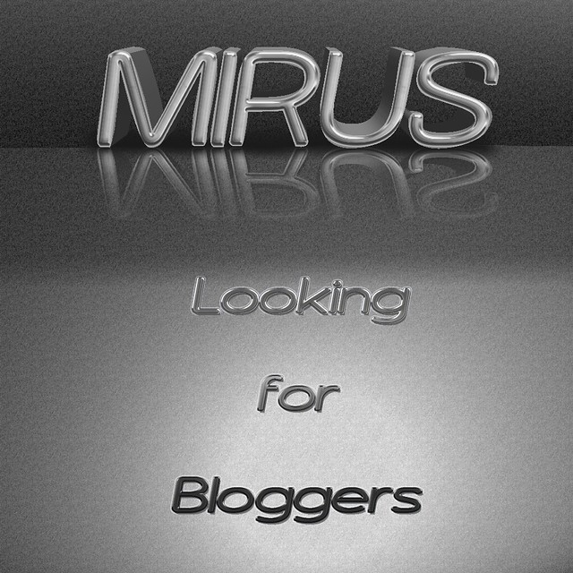 MIRUS looking for bloggers