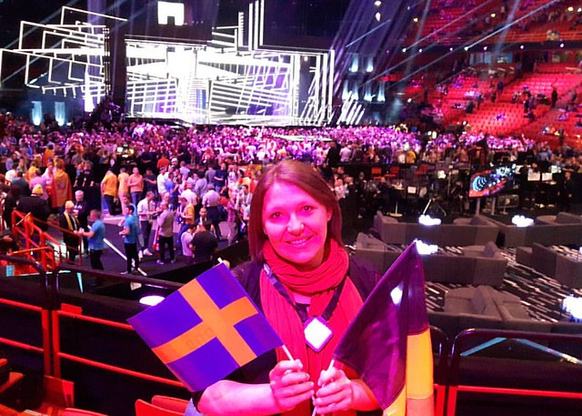 #eurovision #esc2016 Love from Globen in Stockholm x