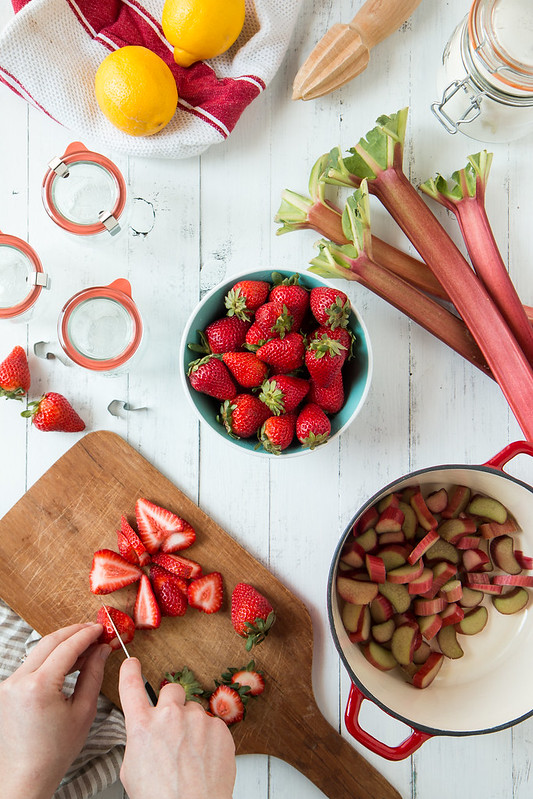 Strawberry Rhubarb Jam | Will Cook For Friends
