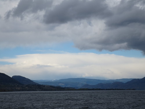 lake canada clouds bc cloudy okanagan columbia british penticton