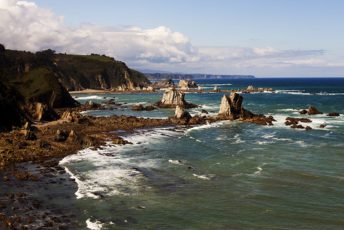 sea españa costa naturaleza beach nature canon landscape eos coast mar spain asturias playa paisaje shore 5d markii