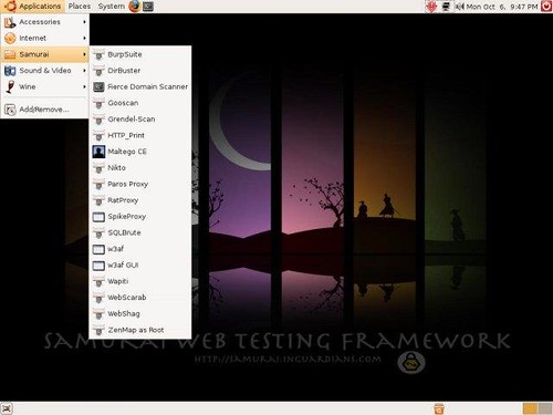 SamuraiWTF 3.x And Onwards - Web Testing Framework Linux LiveCD