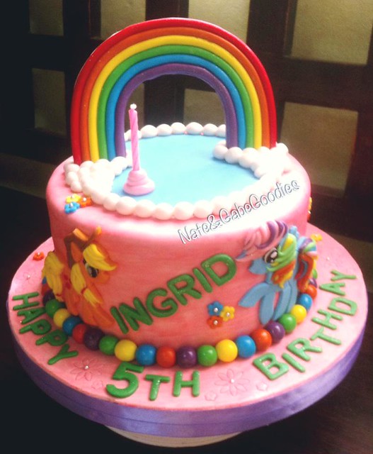 Little Pony Inspired Cake by Nate N Gabe Goodies