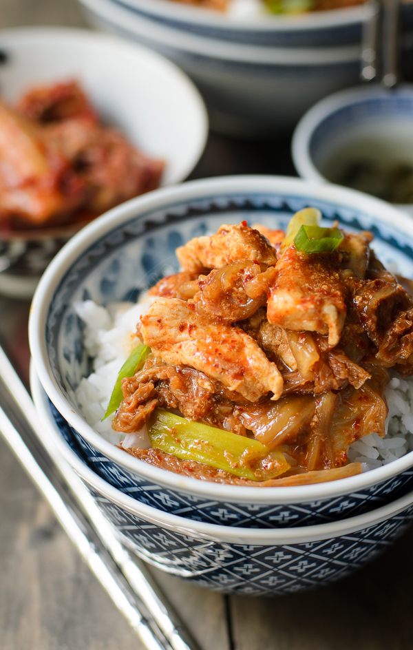 Chicken Kimchi Stir fry