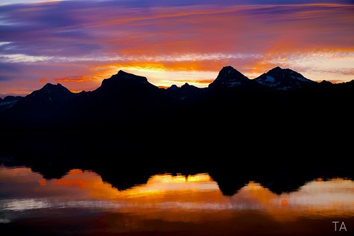 usa sunrise montana mt glaciernationalpark