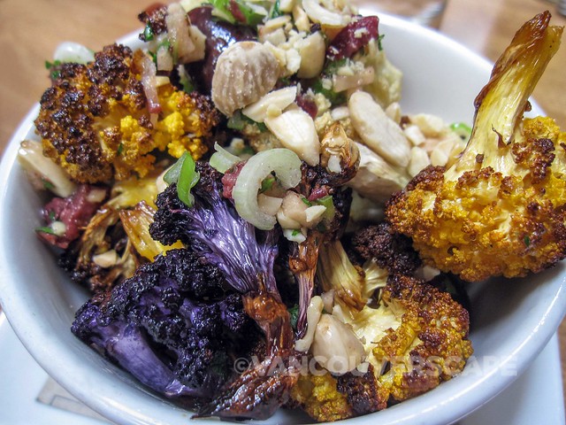 Bink’s Scottsdale: Roasted cauliflower, kale, nuts, greens