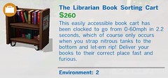 The Librarian Book Sorting Cart