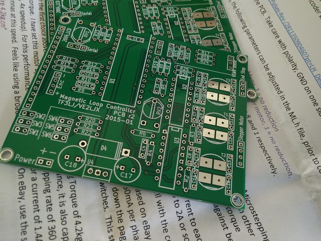 Automatic magnetic loop tuner PCB.