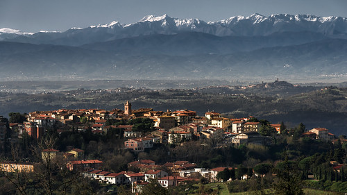 city italien italy snow mountains beautiful landscape nikon afternoon village tuscany toscana d800 montaione apennin