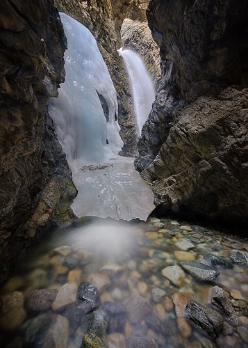 waterfall colorado hdr icefall zapatafalls