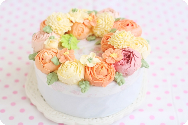 Floral Wreath Cake
