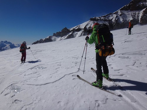 ski touring Kazbek