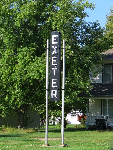 nebraska neon exeter smalltown metalsigns welcomesigns