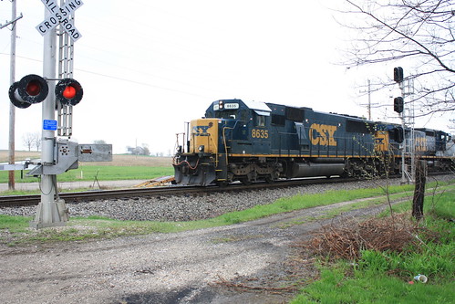 railroad train indiana signal carlisle csx emd sd60
