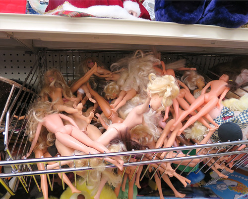 nest of naked barbies