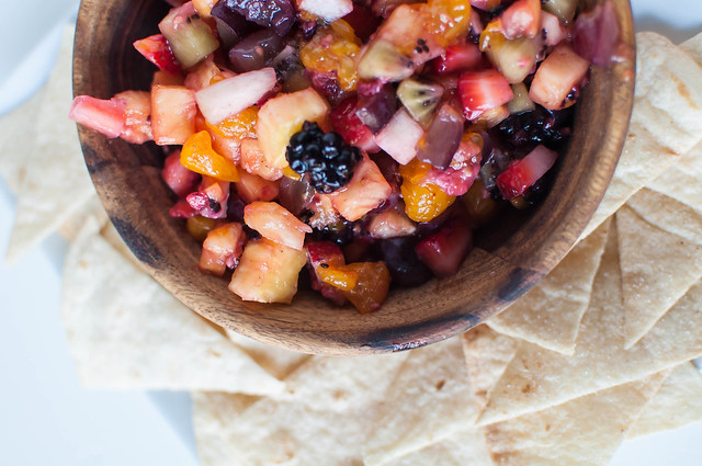 Fruit Salsa with Cinnamon Chips 4