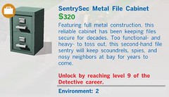 SentrySec Metal Filing Cabinet