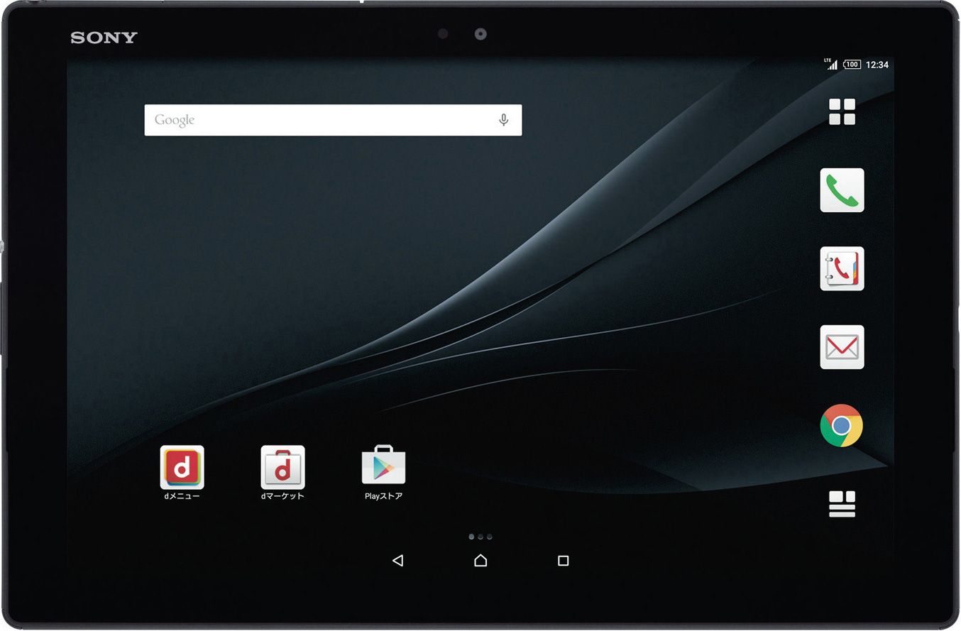 Xperia Z4 Tablet SO-05G 実物大の製品画像1