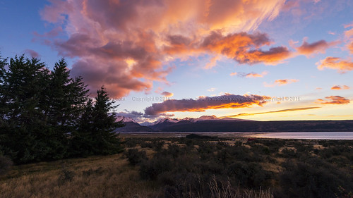 newzealand snow mountains clouds sunrise nationalpark southisland colourful epic aorakimountcook