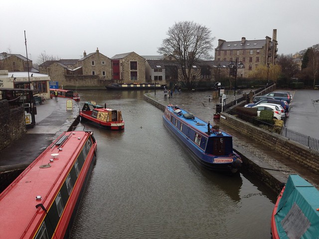 Skipton Canal and Boats