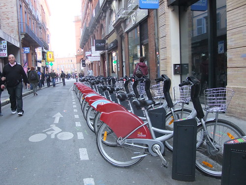 Fahrradmarkierung & Leihräder in Toulouse