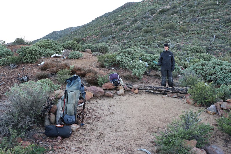 Campsite on the saddle next to Combs Peak